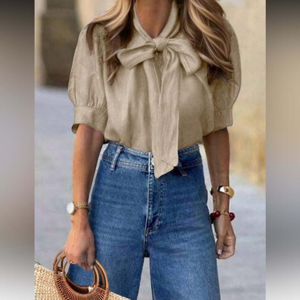 Elegant Camel Women's Top